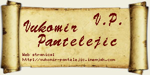 Vukomir Pantelejić vizit kartica